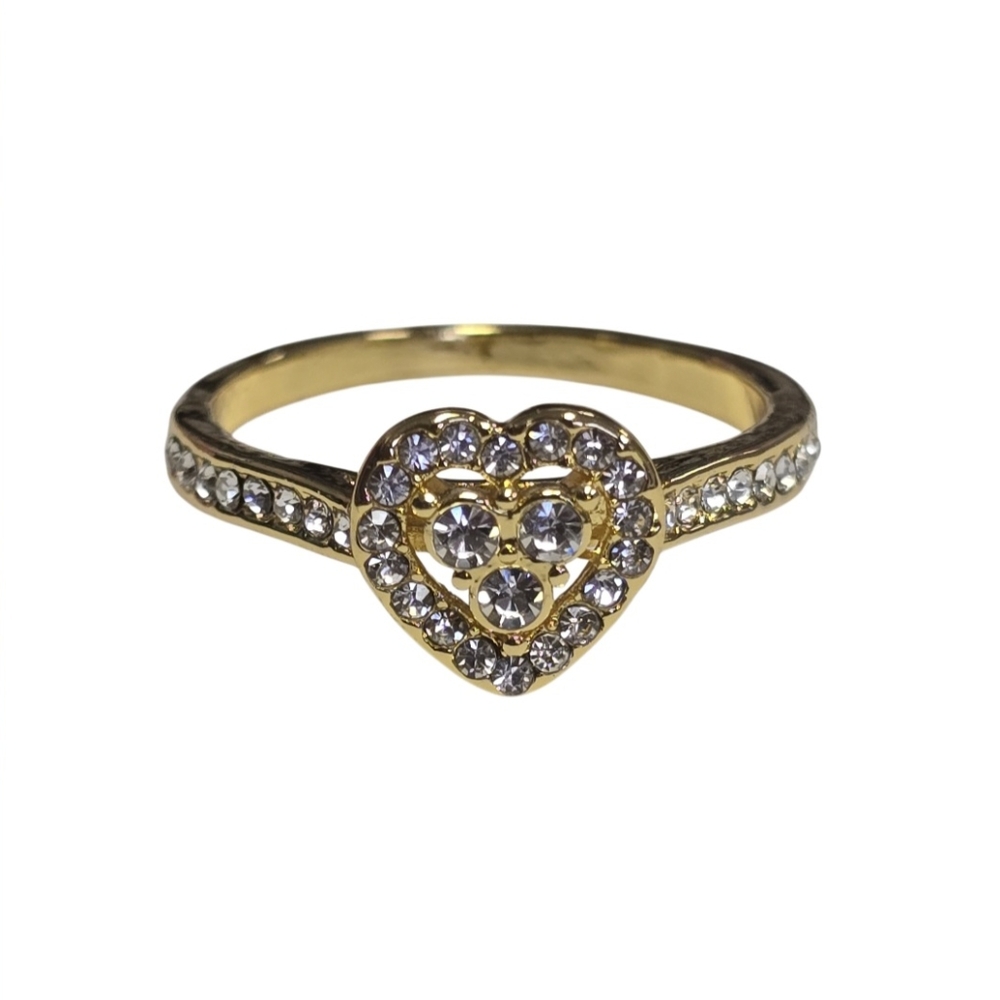 18k Gold Plated Cluster Ring